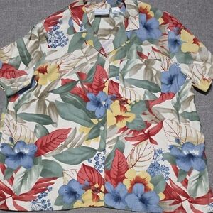Alfred Dunner Multicolor Floral Blouse